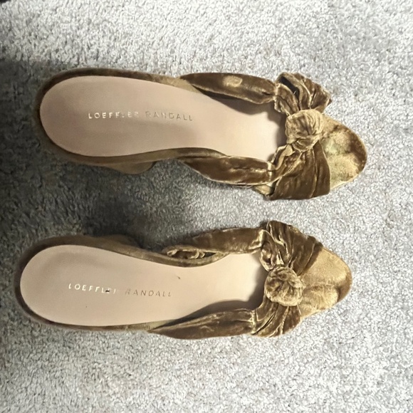 Loeffler Randall Shoes - Loeffler Randall Velvet Bow Accent Slides